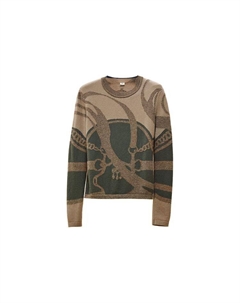 Кашемировый свитер женский Gobi Green Hermes Hermès