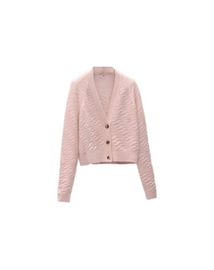 Кардиган женский Hermes на пуговицах, розовый Hermès