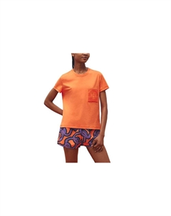 Футболка женская Hermes, оранжевый Hermès