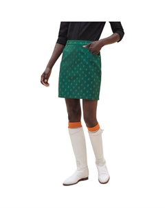 Юбка джинсовая женская Hermes, зеленый Hermès