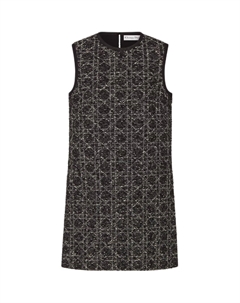 Платье женское без рукавов, черный / серый Dior