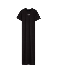 Платье с короткими рукавами женское BEH - CK черное Calvin klein