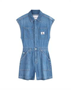 Джинсовые шорты женские 1AA - светло-голубой деним Calvin klein