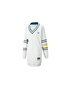 Платье Urban Vintage Badge с длинными рукавами, женское, серое Puma