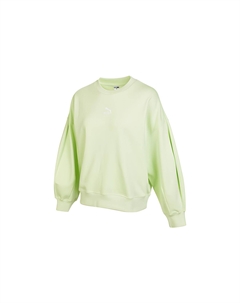 Свитшот женский светло-флуоресцентный зеленый Puma
