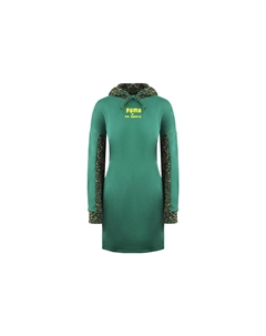 Платье с длинными рукавами Doodle, женское, зеленое Puma