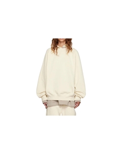 Свитшот женский яичная скорлупа белый Fear of god essentials