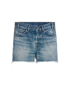 Шорты джинсовые женские короткие, синий Celine