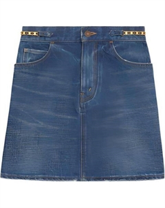 Юбка джинсовая женская, синий Celine