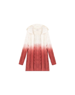 Кардиган женский, белый / розовый Saint laurent