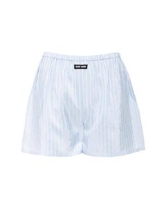 Повседневные шорты женские синие Miu miu