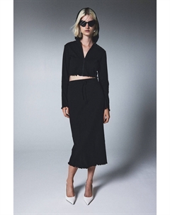 Юбка-карандаш из джерси, черный H&m