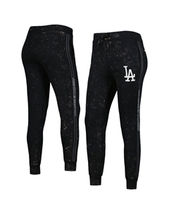 Женские черные брюки для бега с мраморной отделкой The Wild Collective Los Angeles Dodgers Unbranded