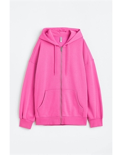 Толстовка оверсайз на молнии, фиолетовый H&m