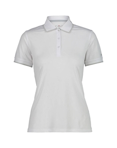 Женская футболка-поло, белый Cmp