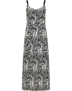 Платье Maxi Mit Zebra Print, черный Faina