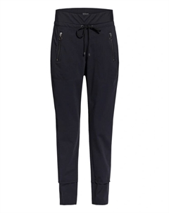 Брюки easy active в спортивном стиле, черный Mac