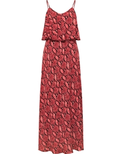 Платье Maxi Mit Schlangen Print, красный Faina