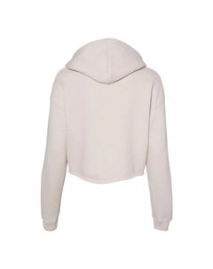 Женская укороченная флисовая толстовка BELLA + CANVAS, белый Bella+canvas