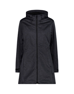 Женское пальто с капюшоном, серый Cmp