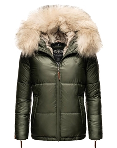 Пуховик Tikunaa, оливковый Navahoo