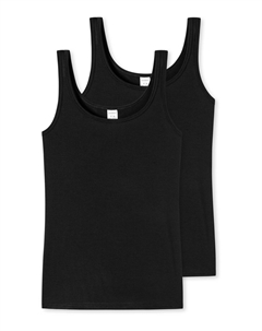 Топ Träger (s) 2er Pack Modal Essentials, черный Schiesser