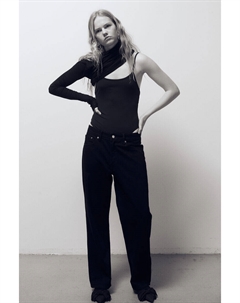 Боди из джерси без рукавов, черный H&m