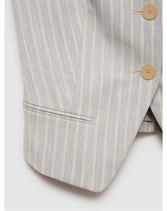 Классический блейзер Suit Vest HORTENS, светло-синий Mango