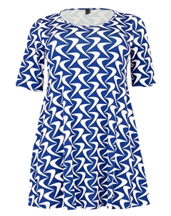 Туника Tunic, цвет indigo/white Yoek