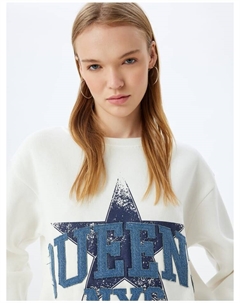 Толстовка Sweatshirt, цвет Ekru Koton