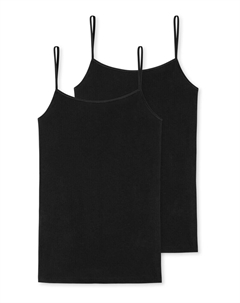 Топ на тонких бретельках Top 95/5, черный Schiesser