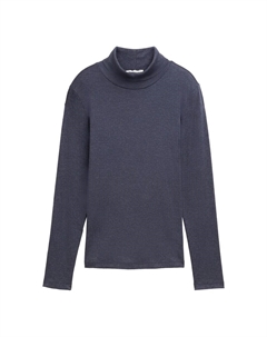 Лонгслив Shirt, пятнистый синий Tom tailor