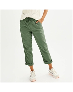 Брюки-капри Petite Easy Paper Bag с поясом, цвет Manolo Olive Sonoma goods for life