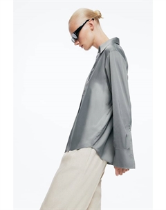 Блузка с v образным вырезом, серый H&m