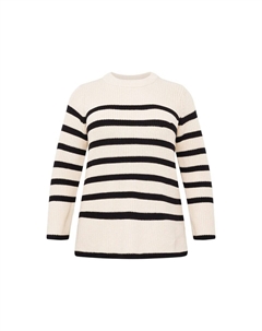 Тонкий вязаный свитер Sweater Milla, песочный Kaffe curve