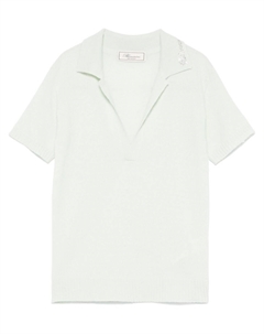 Рубашка поло с логотипом, зеленый Blumarine