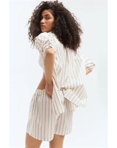 Хлопковая блузка, белый H&m