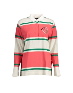 Женская рубашка поло из розового хлопка Gant