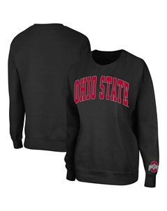 Женский пуловер Black Ohio State Buckeyes Campanile свитшот, цвет Osu Black Colosseum