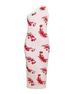 Платье Knitted dress, белый Izia