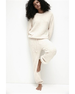 Рубашка для отдыха из пушистого трикотажа, белый H&m