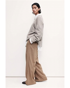 Брюки с завязками, бежевый H&m