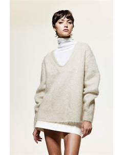 Свитер из мохера, бежевый H&m