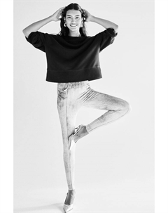 Леггинсы в джинсовом стиле, серый H&m