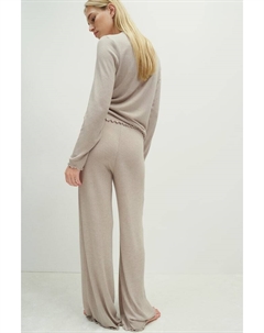 Рубашка и брюки для сна, бежевый H&m