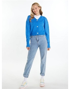 Вязаный кардиган, голубой Mymo