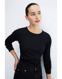 Рубашка для кормления Mom в рубчик, черный H&m