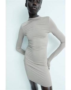 Мини-Платье с водолазкой, серый H&m