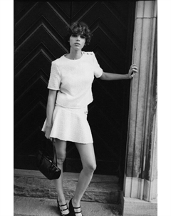 Блузка из ткани букле, белый H&m