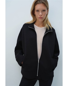 Кардиган с аквалангом на молнии, черный H&m